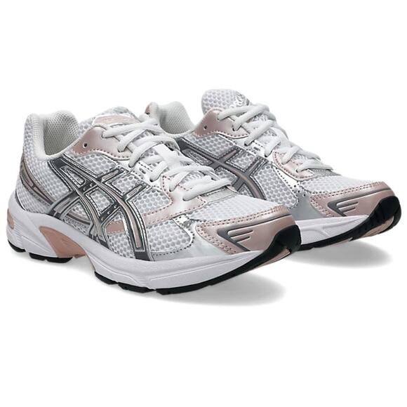 Asics Unisex White Neutral Pink GEL-1130 Sneakers Size Men's 9 Women's 10.5 - Picture 1 of 12